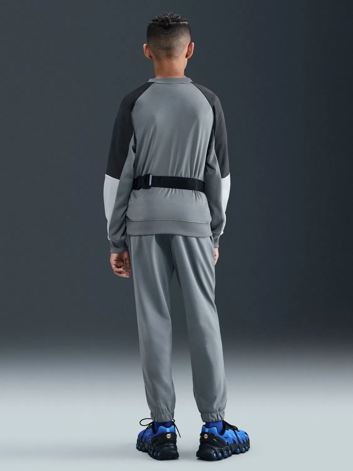 Спортивный костюм Dri-FIT Poly Crew Nike, серый — фото 3