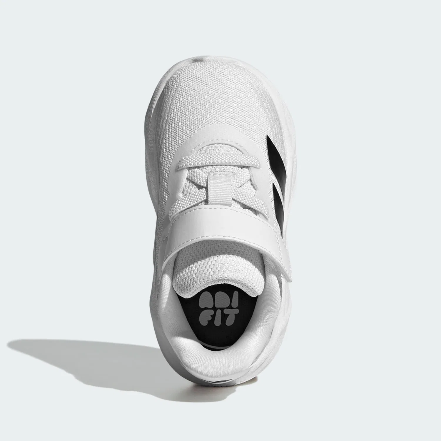Детские кроссовки Galaxy 8 Kids Adidas, Weiss Schwarz Dunkelgrau — фото 2