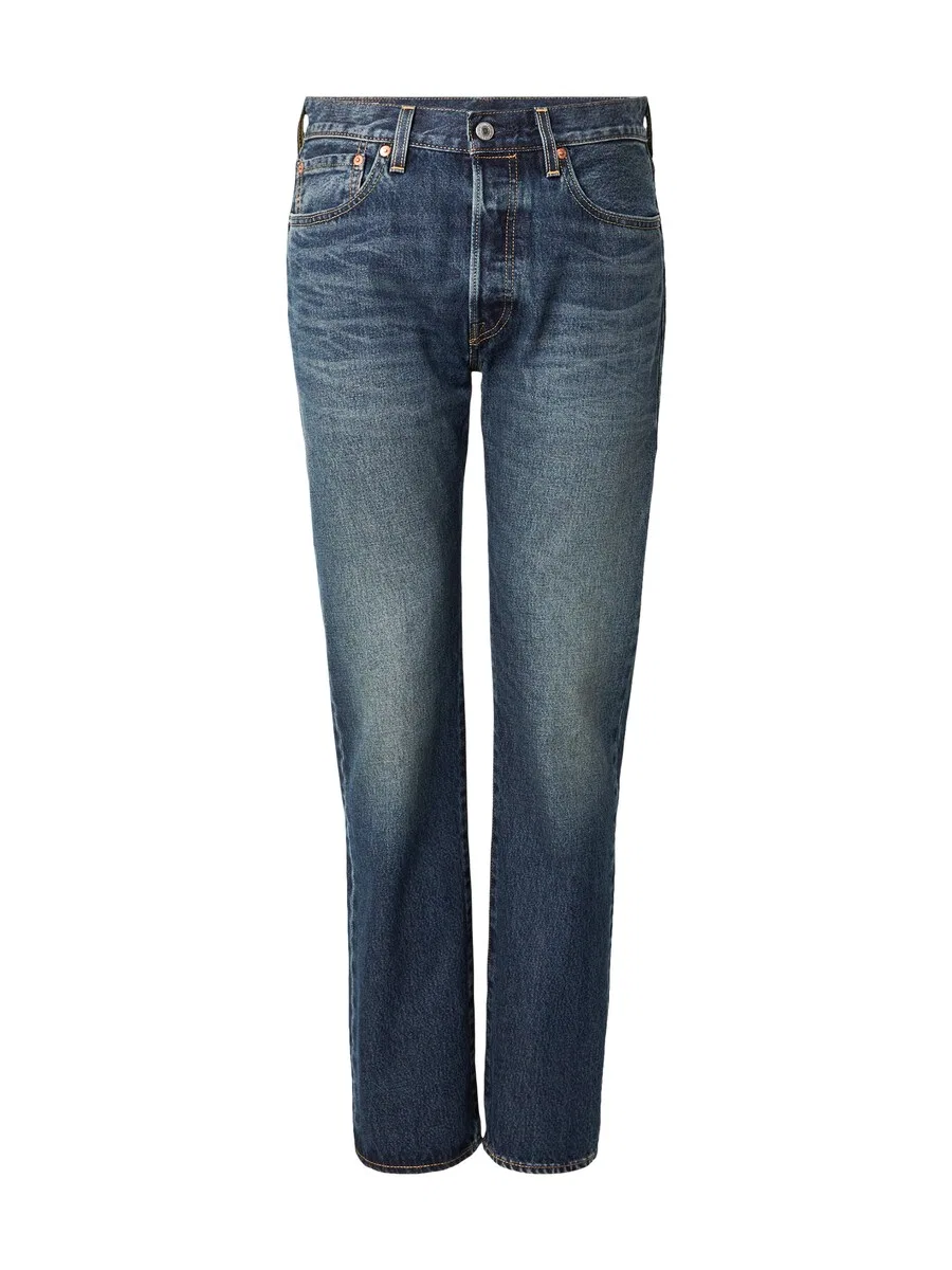 Джинсы LEVI'S Regular '501 Levi's' темно-синего цвета