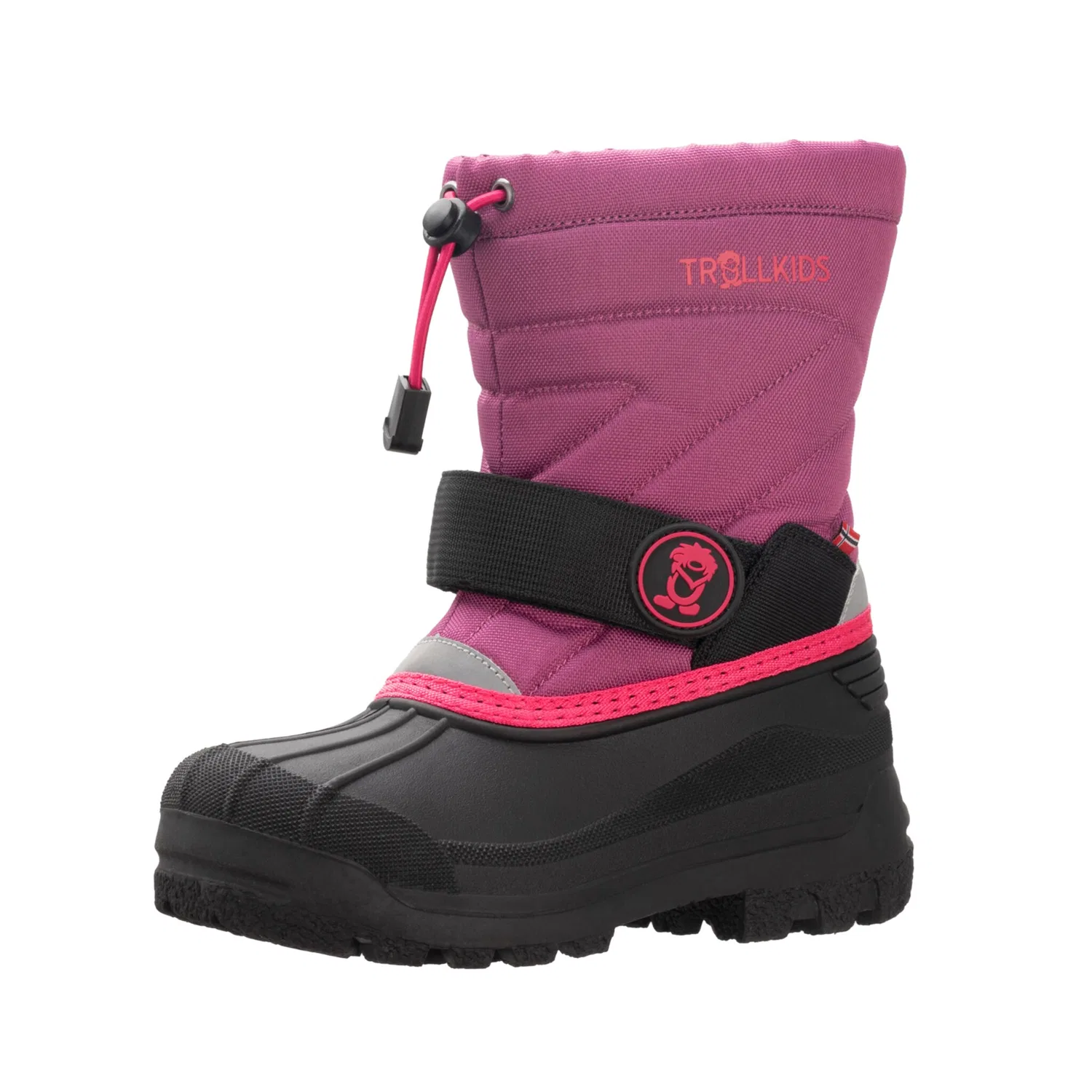 Детские снегозащитные ботинки Telemark Winter Boots Pro TROLLKIDS, Plum/Magenta