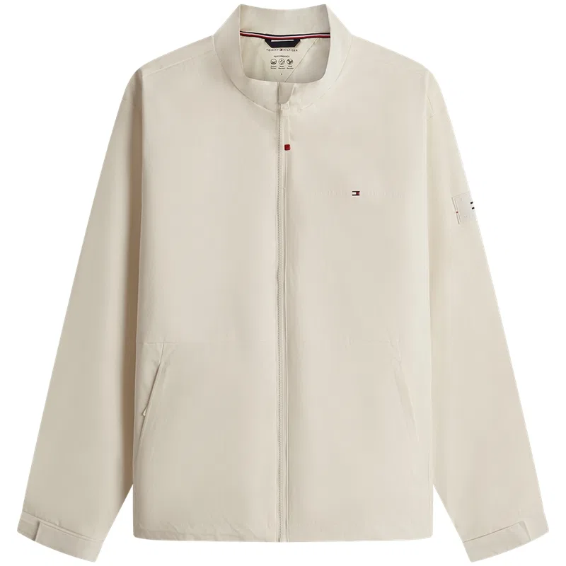 Мужская куртка с воротником-стойкой Tommy Hilfiger, Ecru YA8