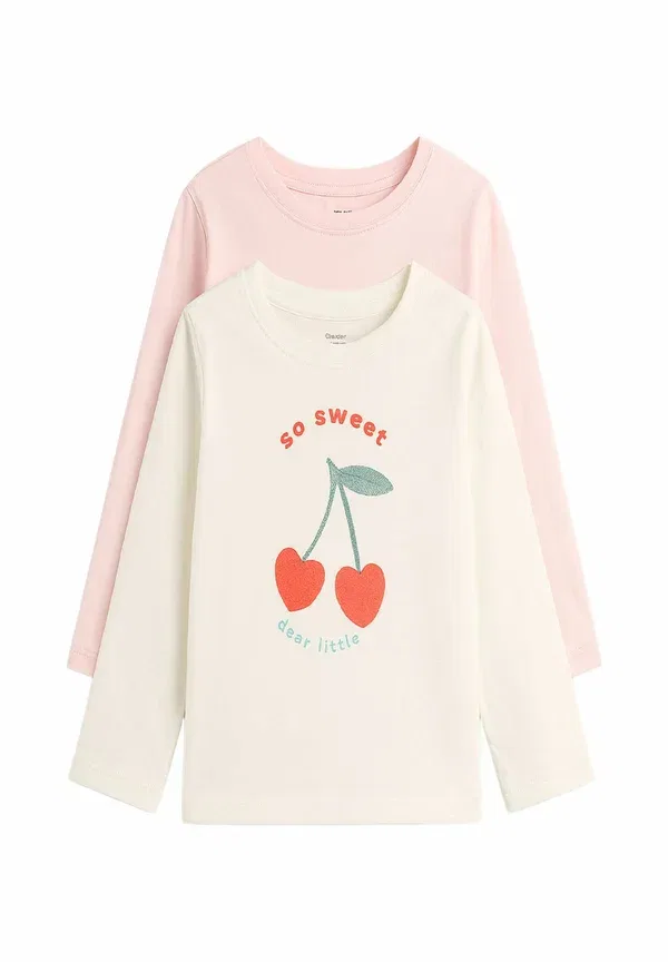 Комплект пижамы из 2 предметов с фруктовым принтом, хлопок, 2 pack fruit graphic sets, Marks & Spencer, multi, мультиколор — фото 2