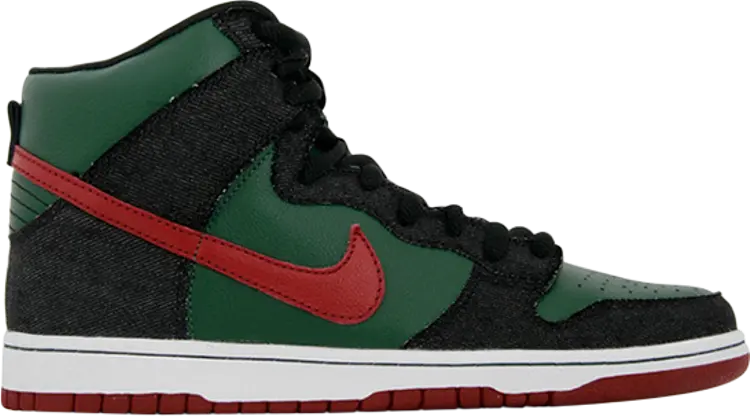 

Кроссовки Nike Dunk High Premium SB 'RESN', зеленый