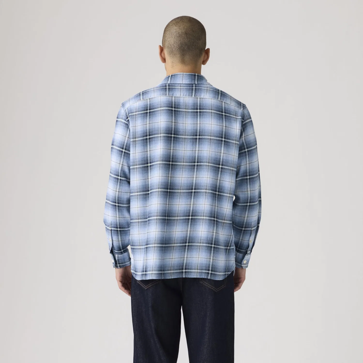 Мужская рубашка с длинным рукавом Jackson Worker Levi's, Madhu Plaid Allure — фото 2