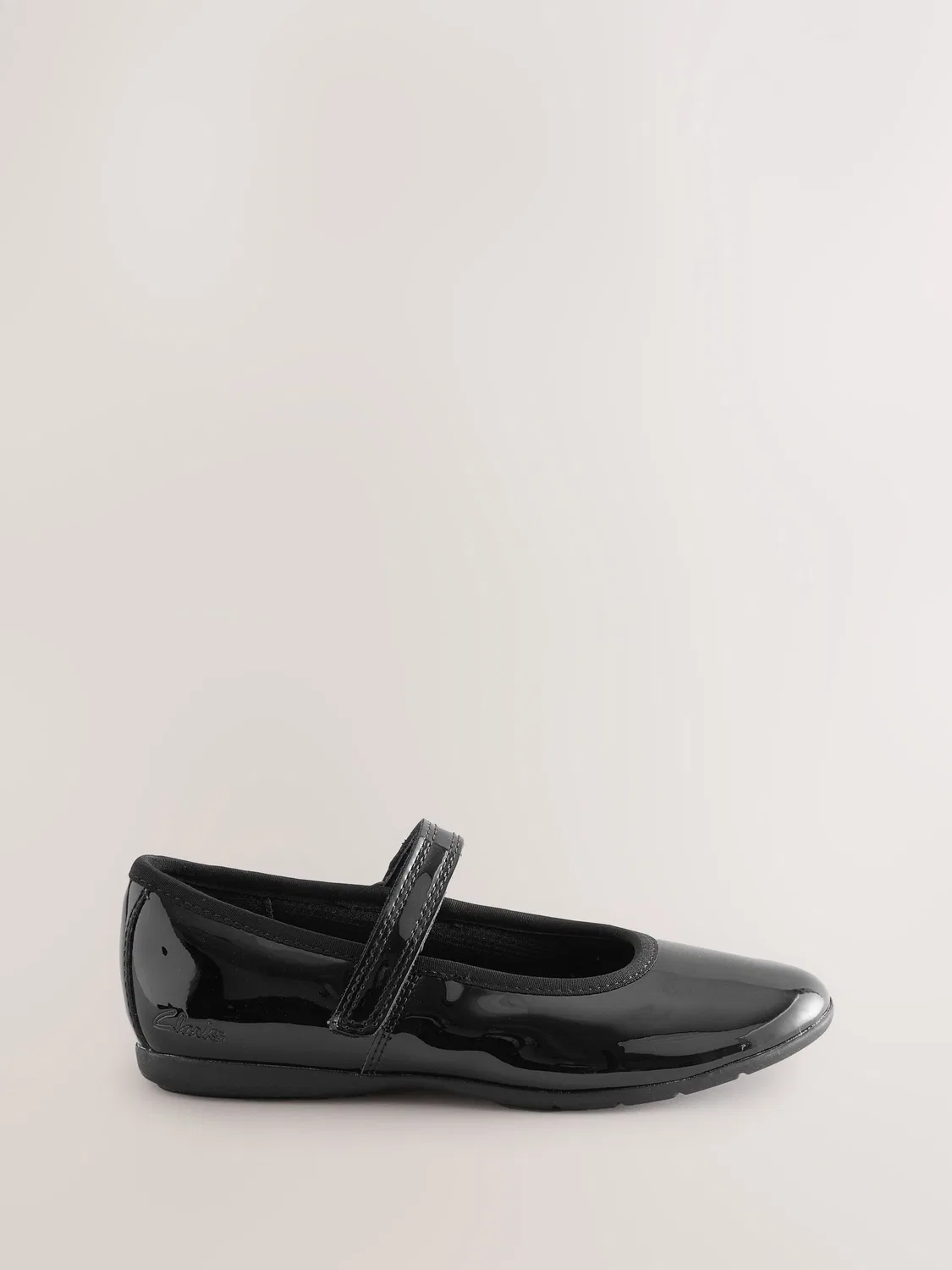 Туфли Clarks Mary Jane Black Patent для девочек