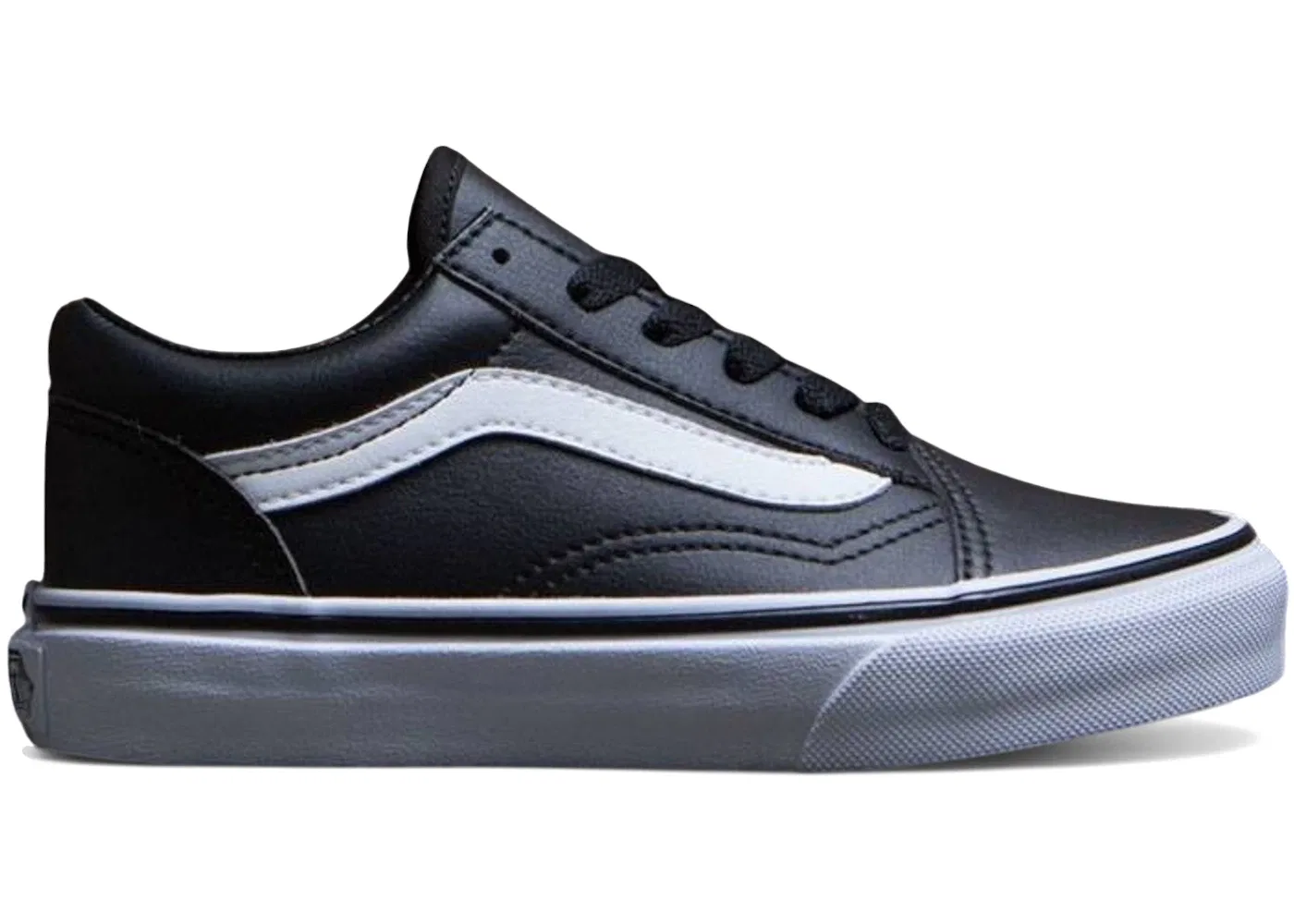 Детские кеды с замшей и кантом Vans Old Skool, Black/White