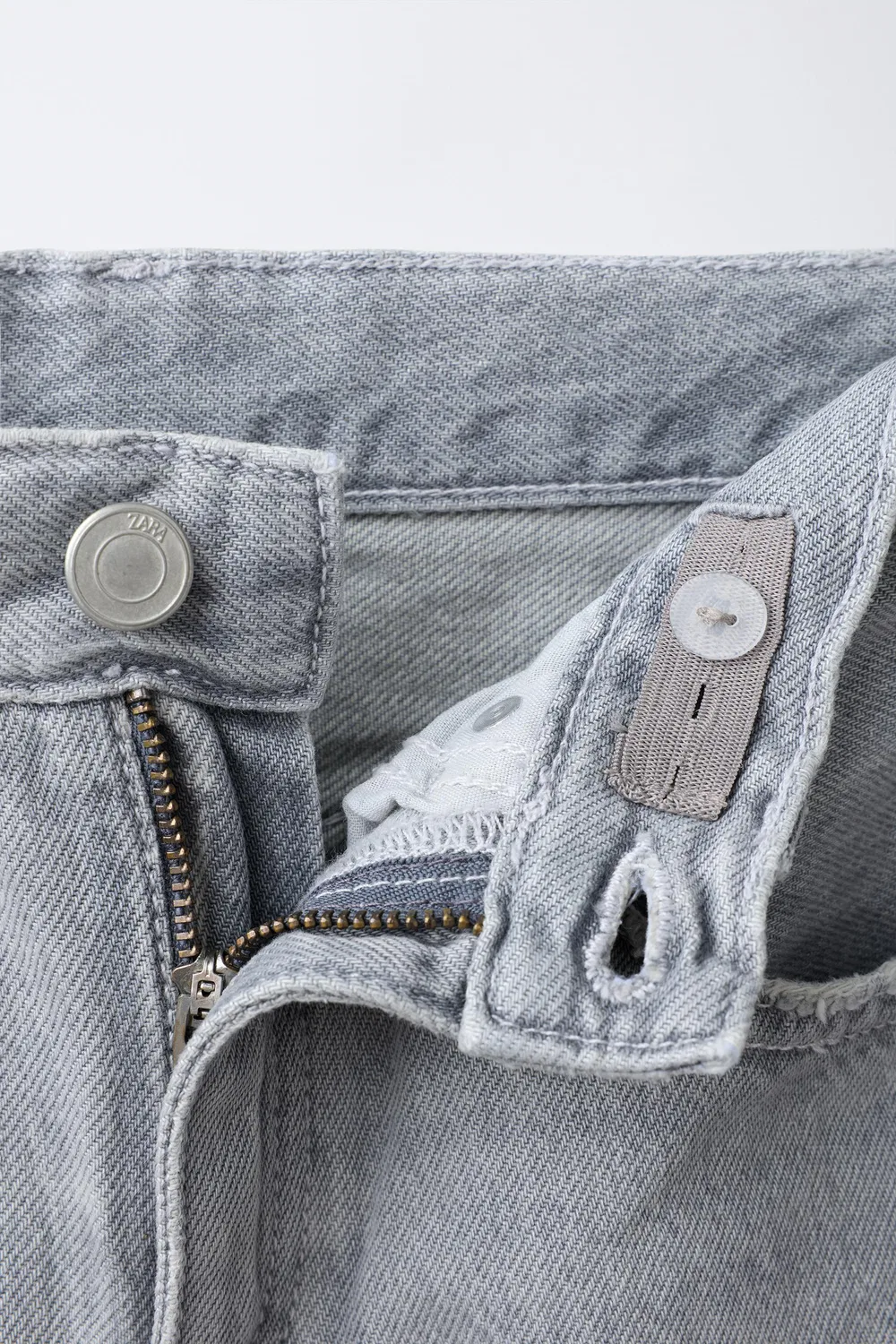 Бриллиантовые джинсы ZARA, Grey — фото 3
