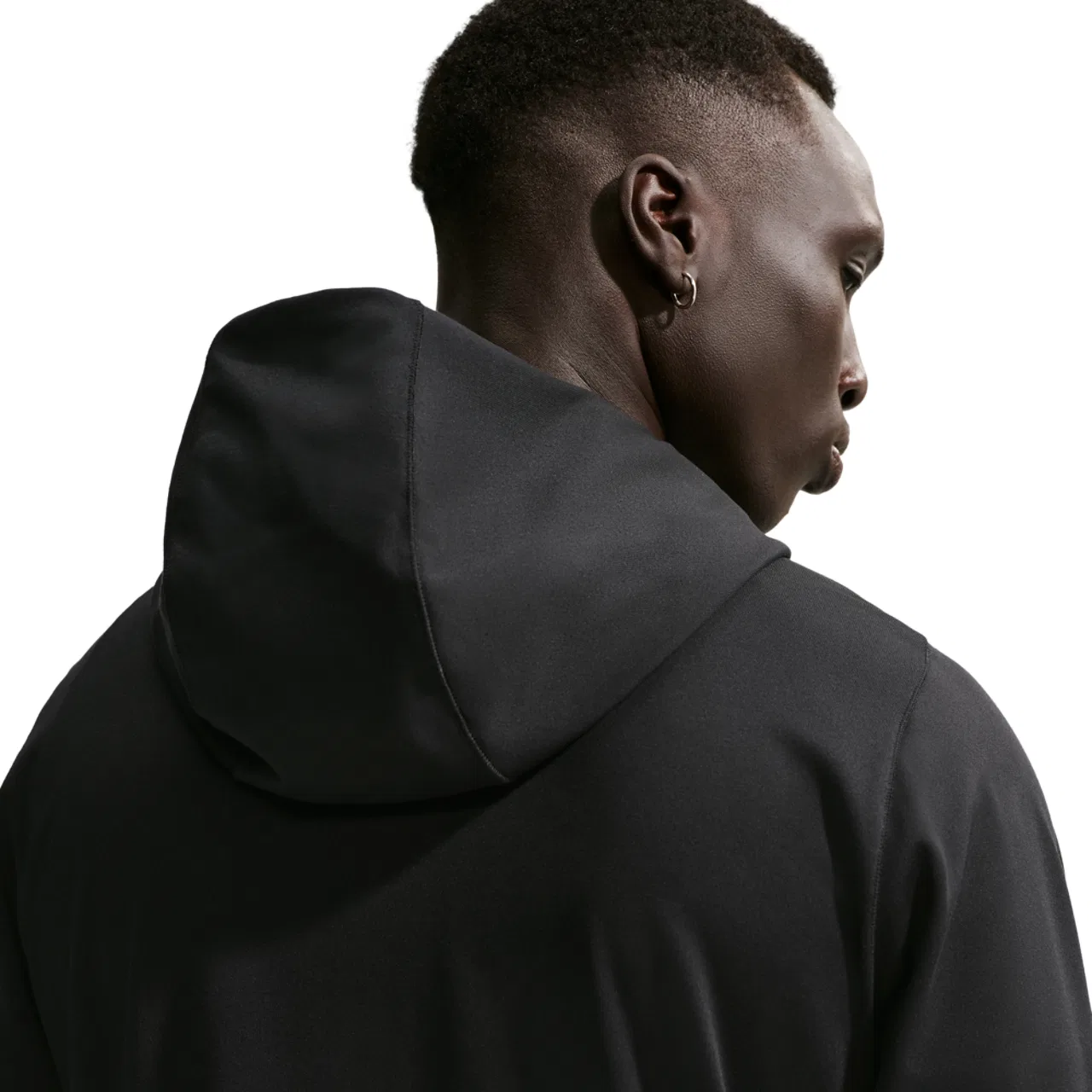 Мужское худи на молнии с капюшоном из влагоотводящей ткани Dri-FIT UV Primary NanoKnit Nike, черный — фото 2