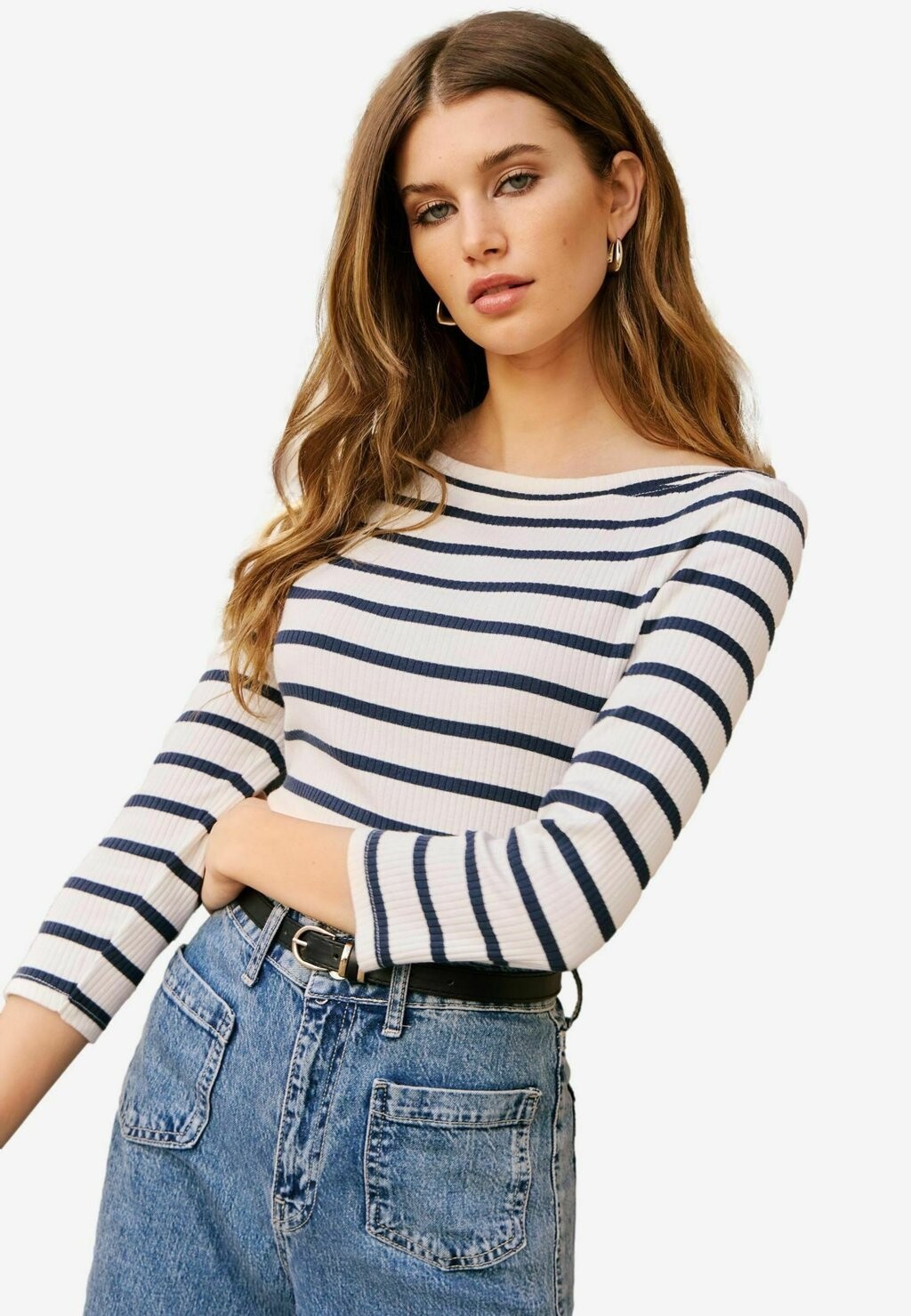 

Рубашка с длинным рукавом 3/4 SLEEVE BOAT NECK Friends Like These, белый