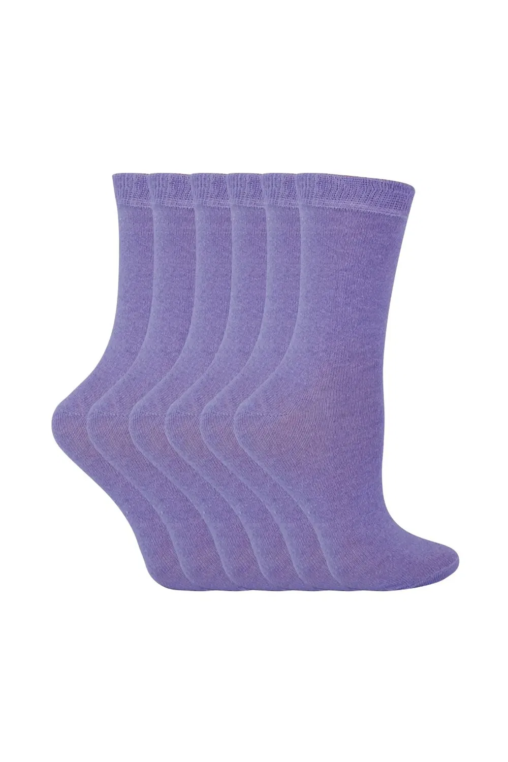 Комплект хлопковых носков 6 пар Sock Snob, Lilac