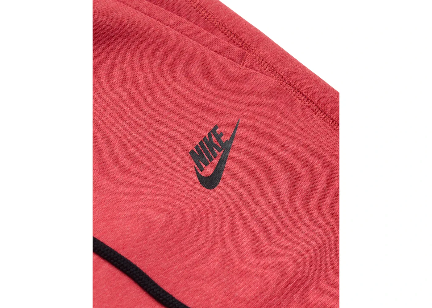Мужские спортивные брюки из флиса Tech Fleece Nike, Light University Red Heather — фото 2