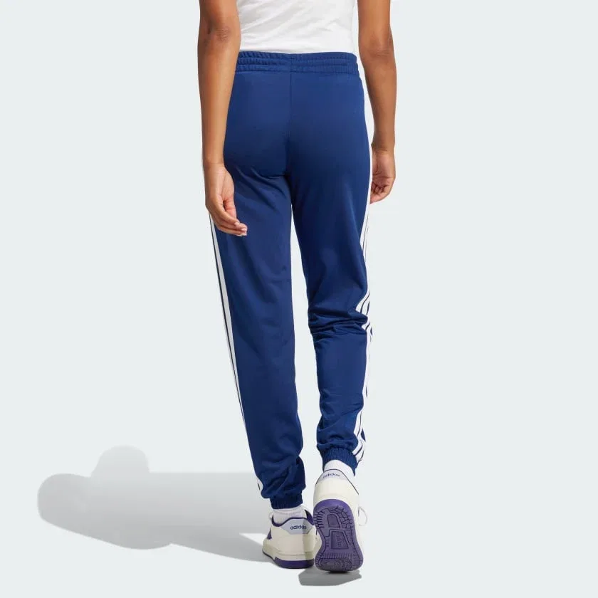 Женские спортивные брюки на эластичной ткани adidas, Dark Blue / White — фото 2