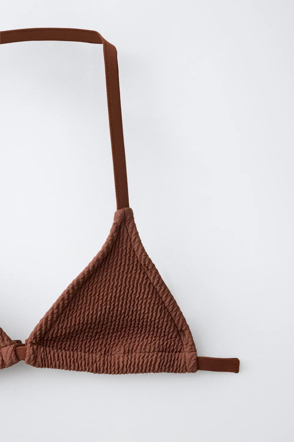 Возраст 6-14 лет / Бикини с треугольными ребрами ZARA, Brown — фото 3