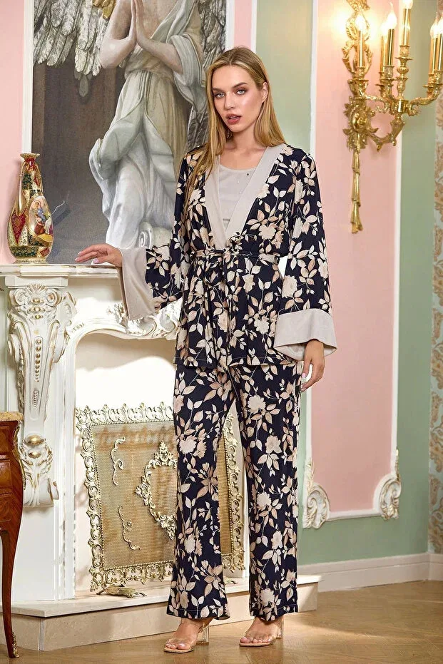 Детский комплект пижам с принтом 25197 satin patterned Generic Brands, Flower