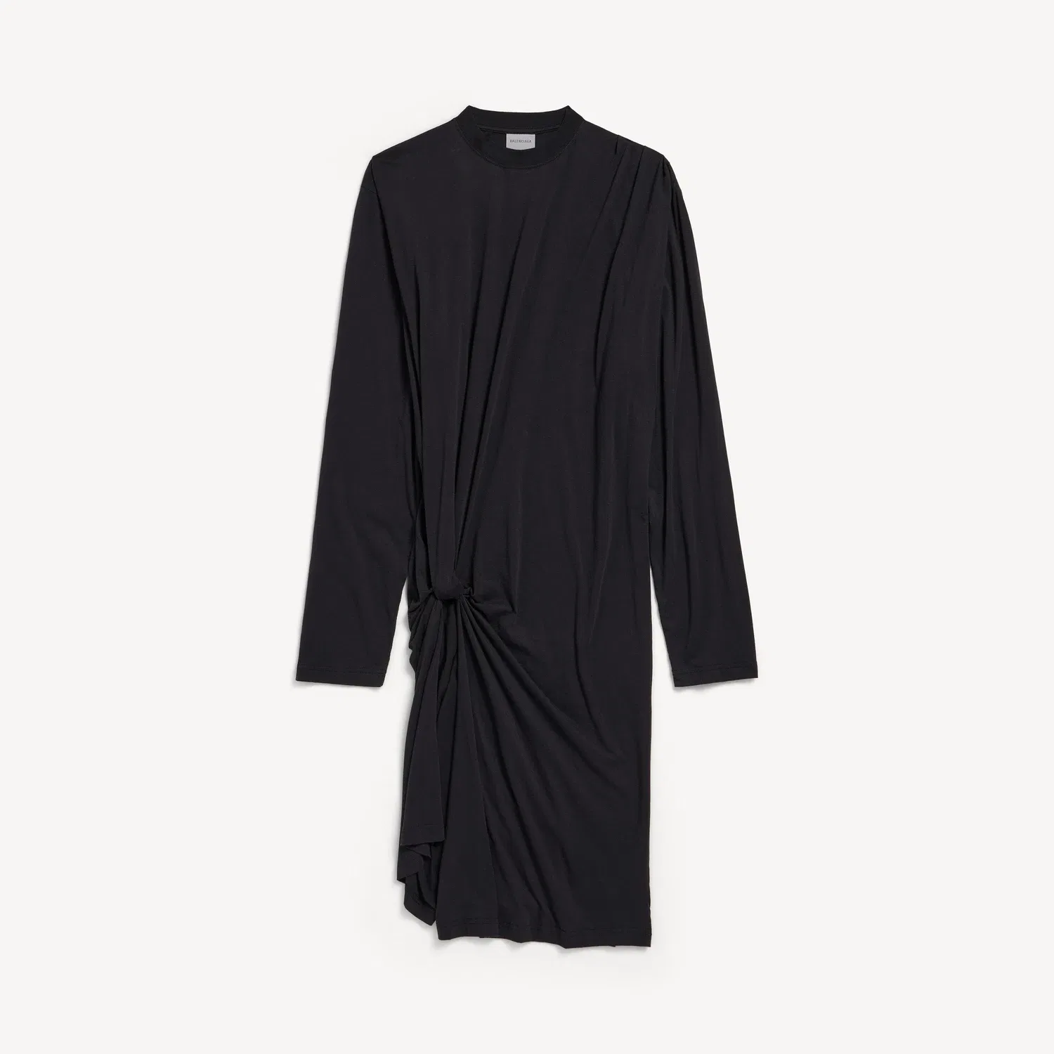 Женское платье Tucked In черного цвета Balenciaga, черный