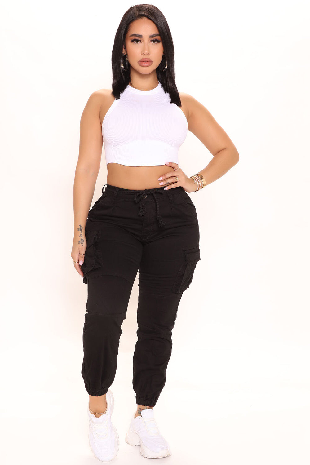 

Брюки карго Fashion Nova RJJ3645, черный