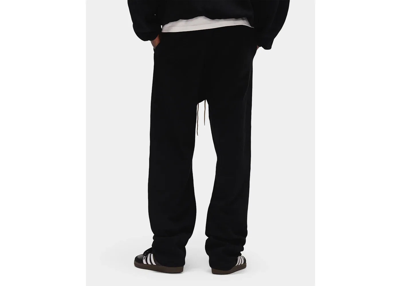 Мужские спортивные штаны свободного кроя Sweatpant Fear of God, Black — фото 4
