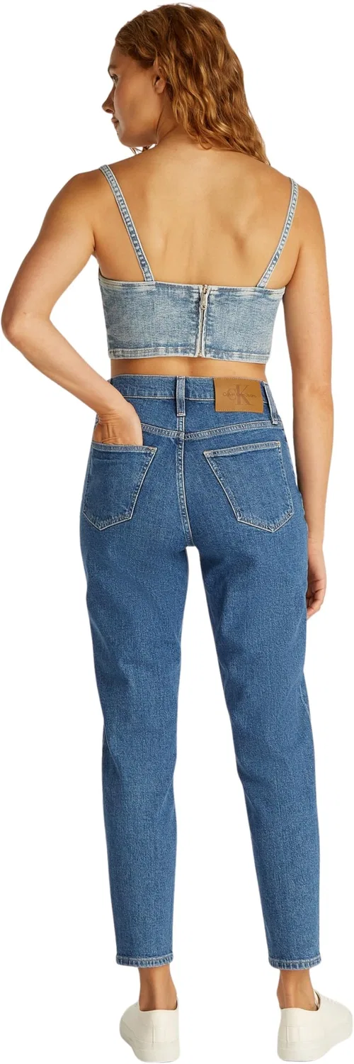Женские джинсы Mom Jean Vita Alta Calvin Klein, Denim (Den Medium) — фото 2