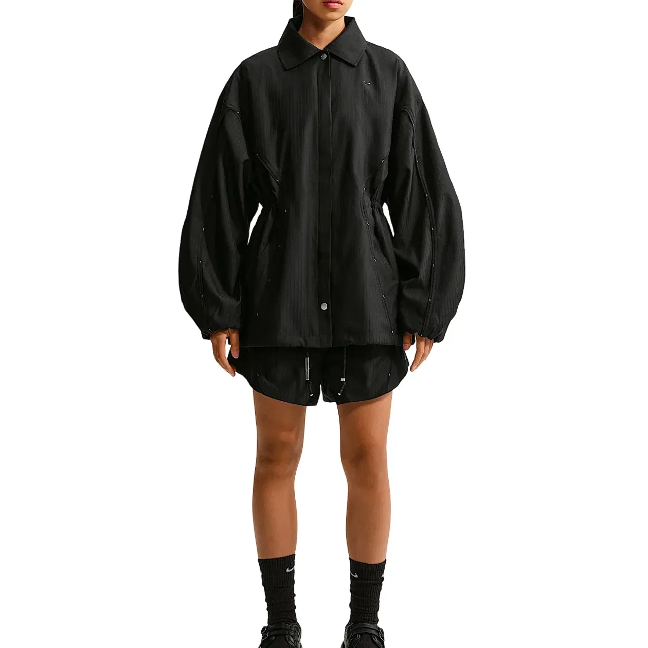 Женская куртка Energy Coach Jacket 'Black' Nike, черный — фото 3