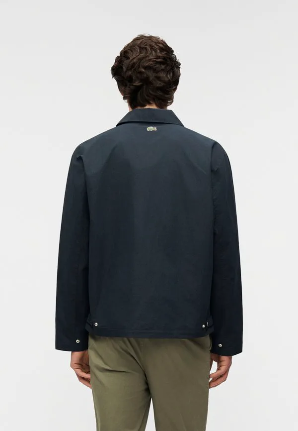 Куртка Lacoste межсезонная, однотонная, черный — фото 3