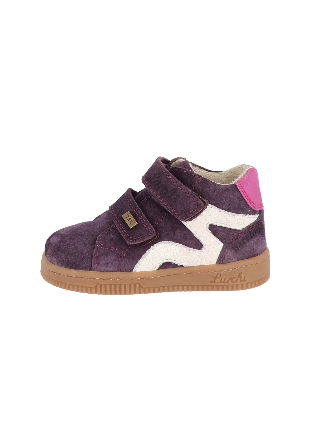 Furi barefoot-tex - высокие кроссовки Lurchi, Blackberry
