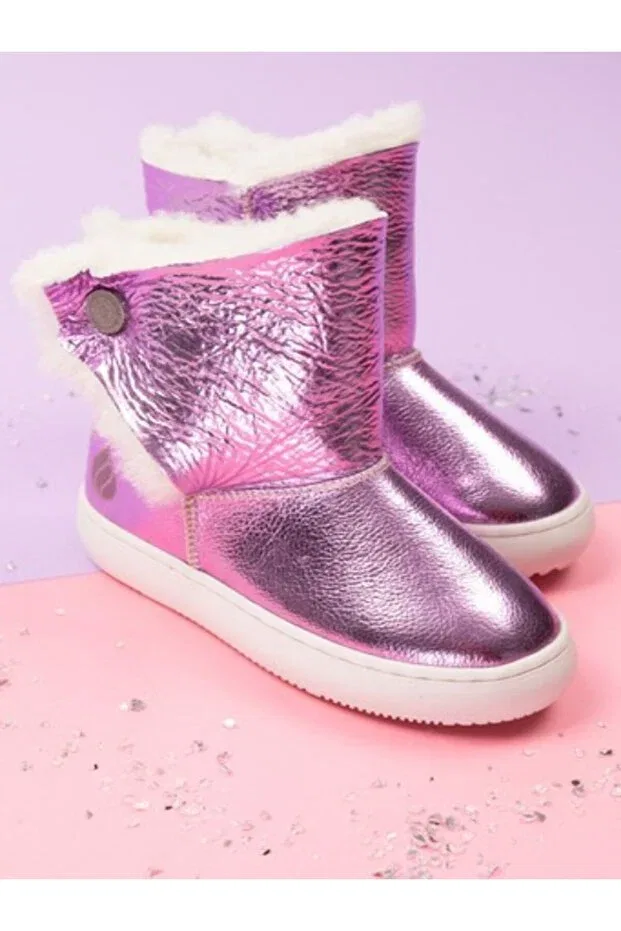 Детские сапоги для девочек с мехом Generic Brands, Pink