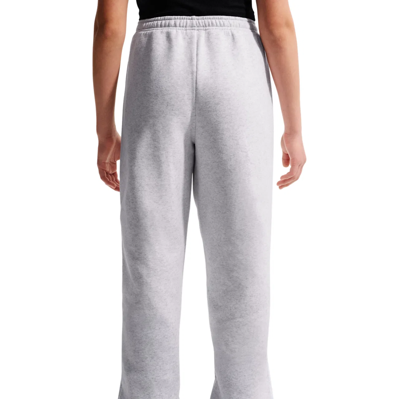 Детские спортивные штаны Nike Studio Fleece, White/Birch Heather/White — фото 2
