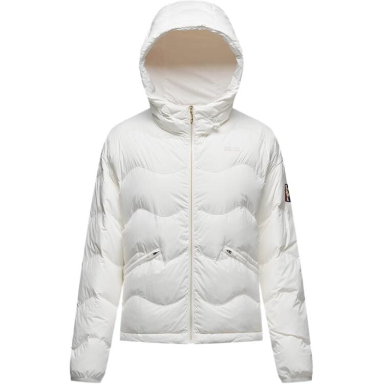 

Пуховик женский однотонный белый K·Swiss
