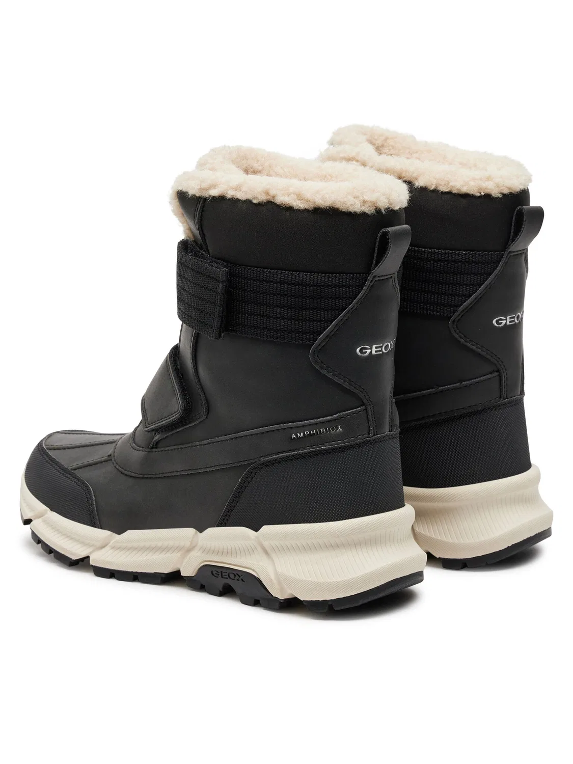 Снегоступы для мальчика Flexyper Plus Boy Geox, черный — фото 3