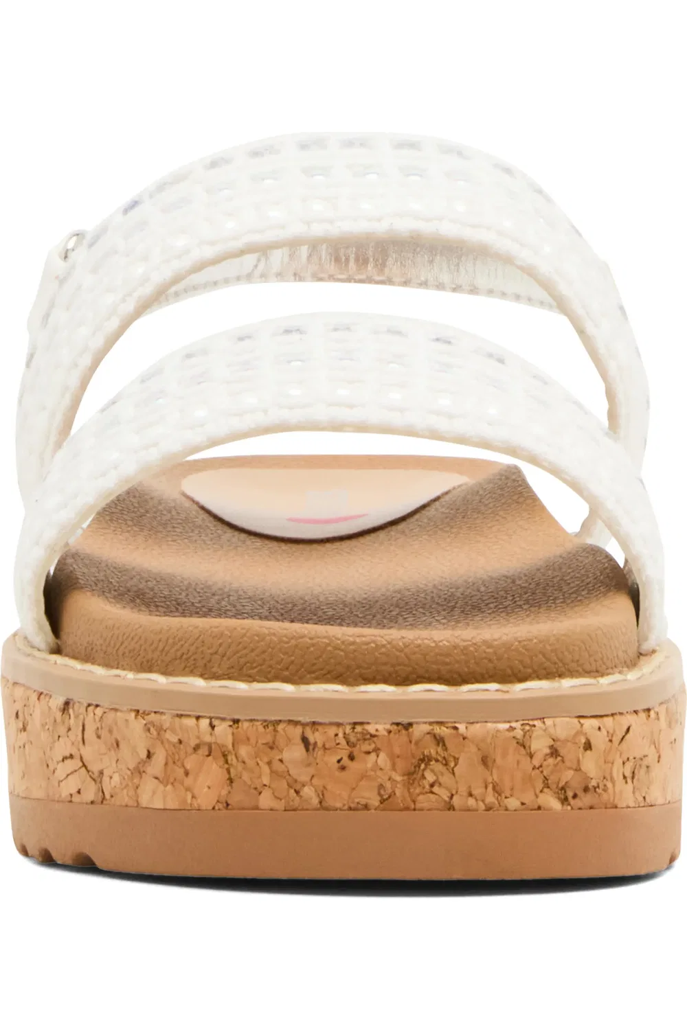 Детские сандалии платформа с блестками Rissa Steve Madden, белый — фото 3