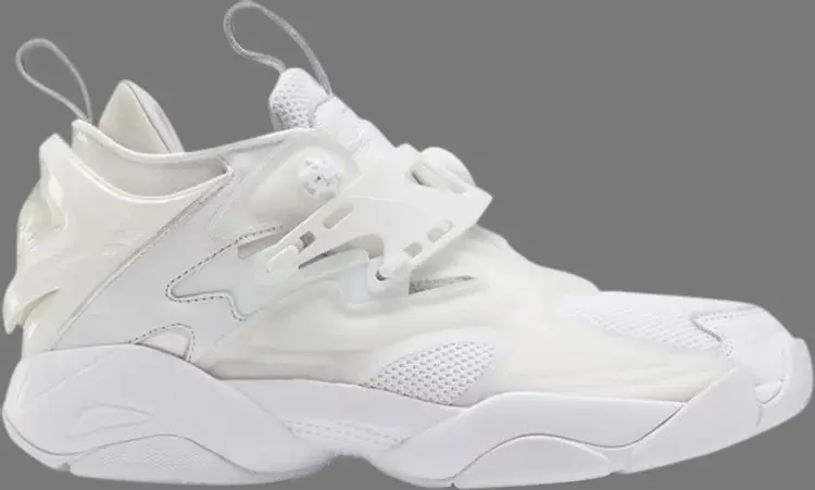 

Кроссовки juun j x pump court 'white metallic' Reebok, белый