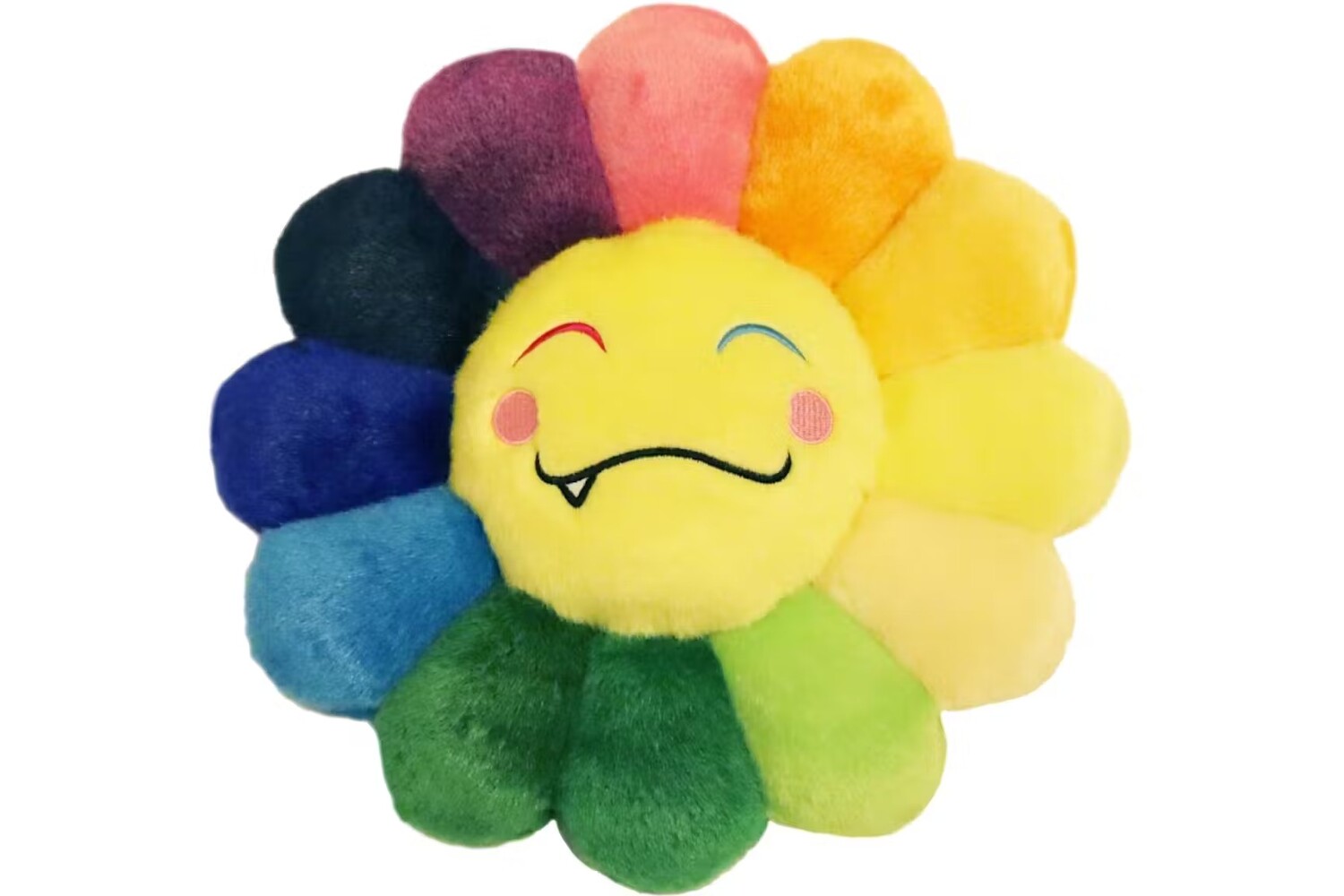 

Мягкая плюшевая фигурка Takashi Murakami Flower Emoji 5, 30 см, мультиколор