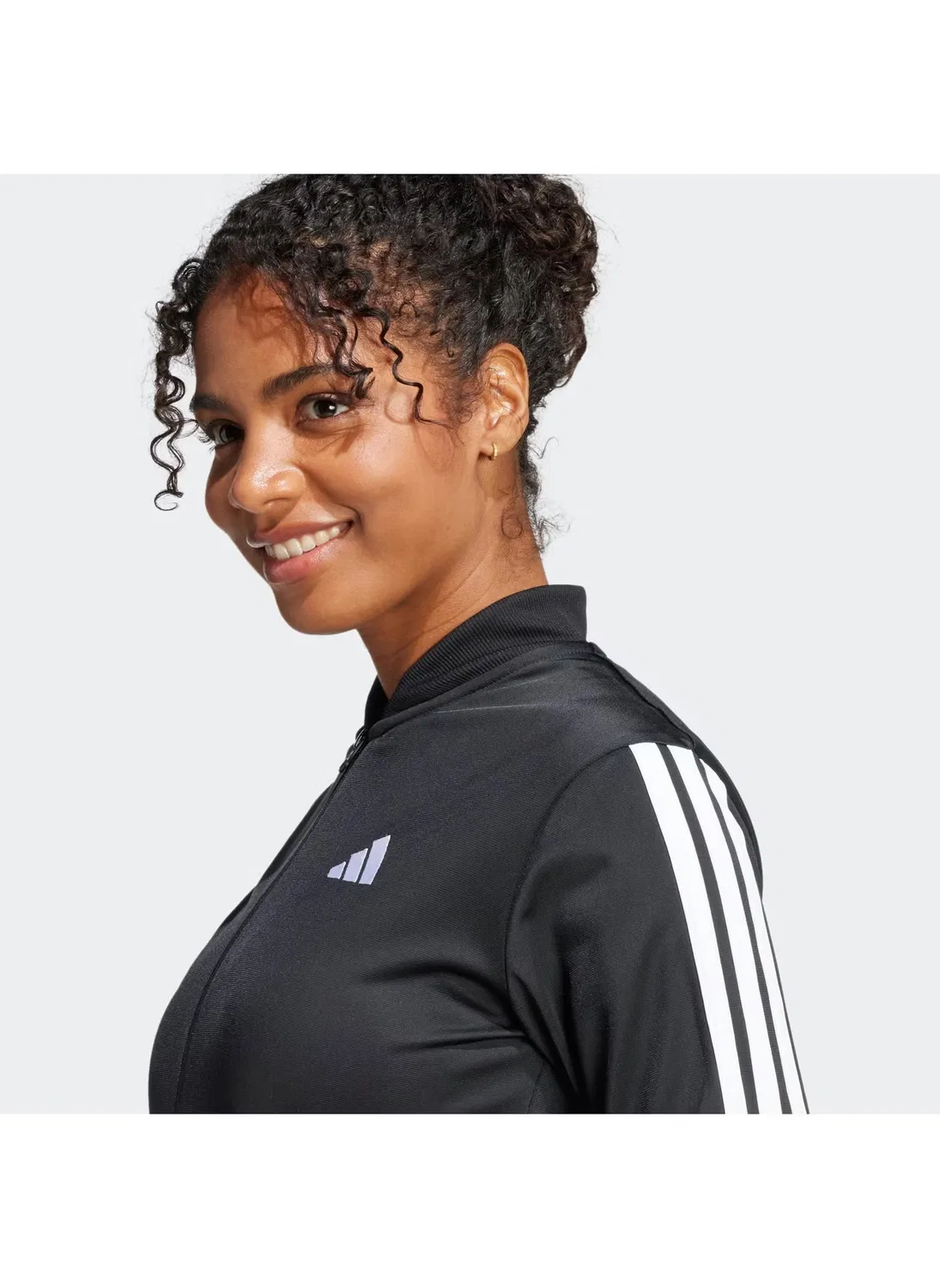 Костюм спортивный с 3 полосками Dayready Adidas, черный — фото 3