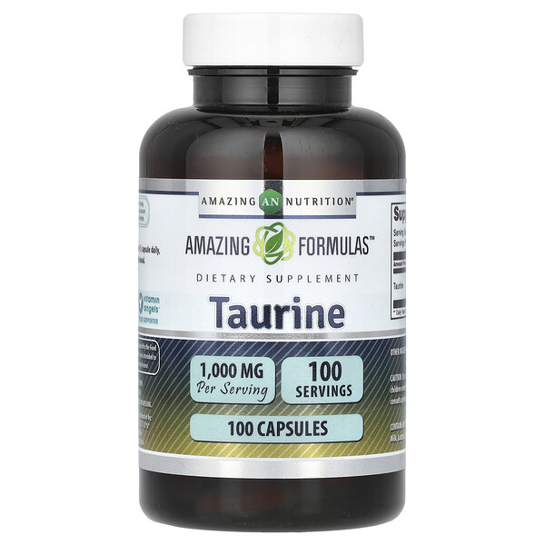 

Таурин Amazing Formulas Taurine, 1000 мг, 100 капсул