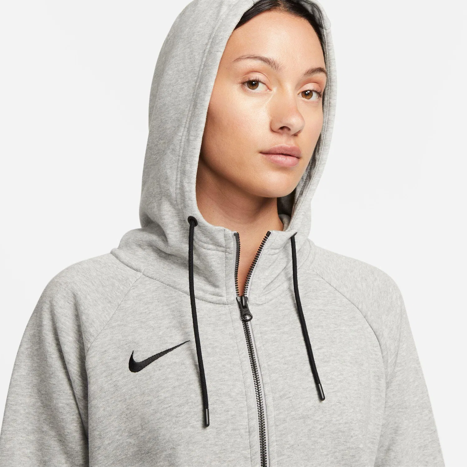 Женская флисовая куртка Park 20 Nike, Цвет: Schwarz — фото 3