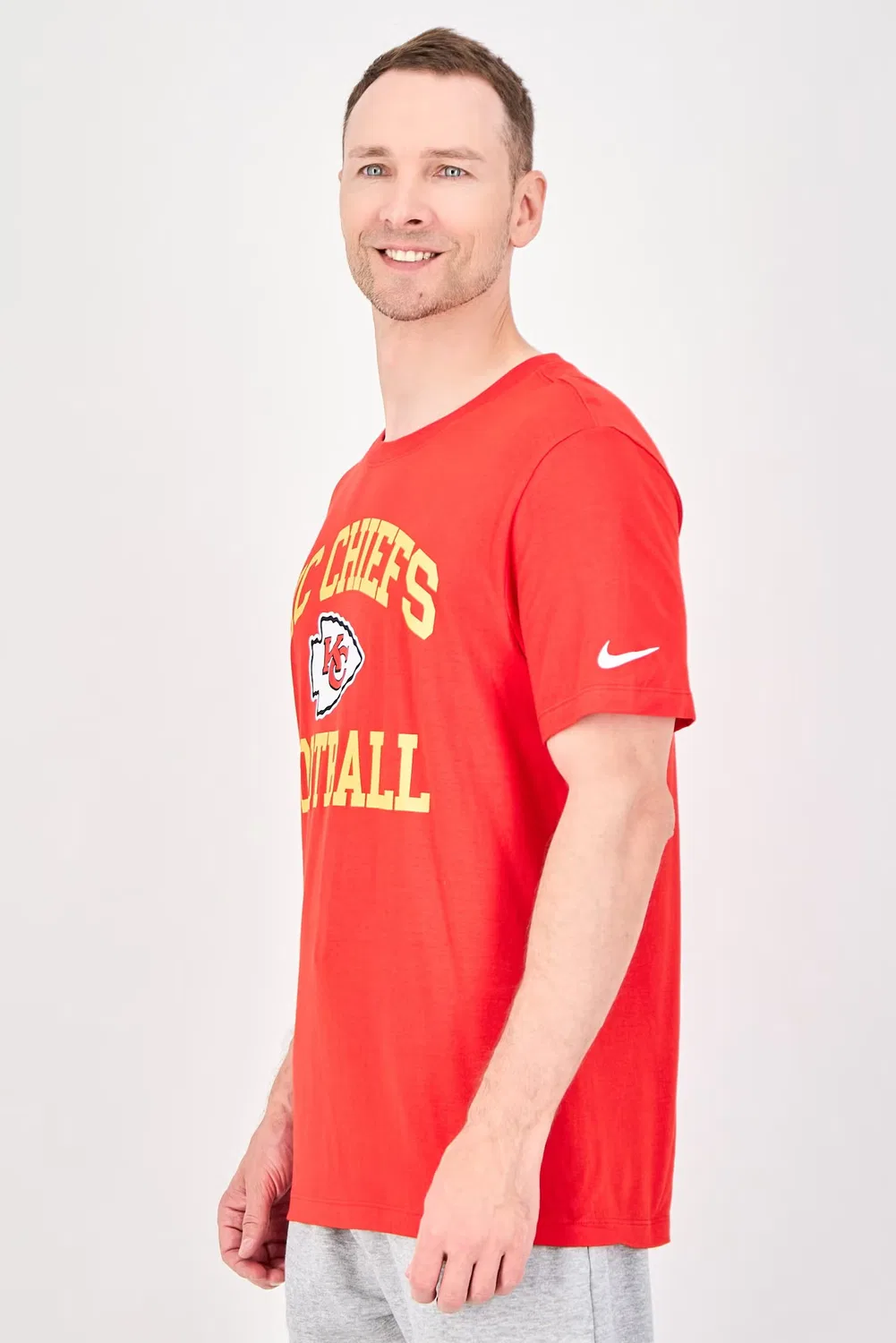 Футболка спортивная с коротким рукавом Kansas City Chiefs Nike, красный — фото 2