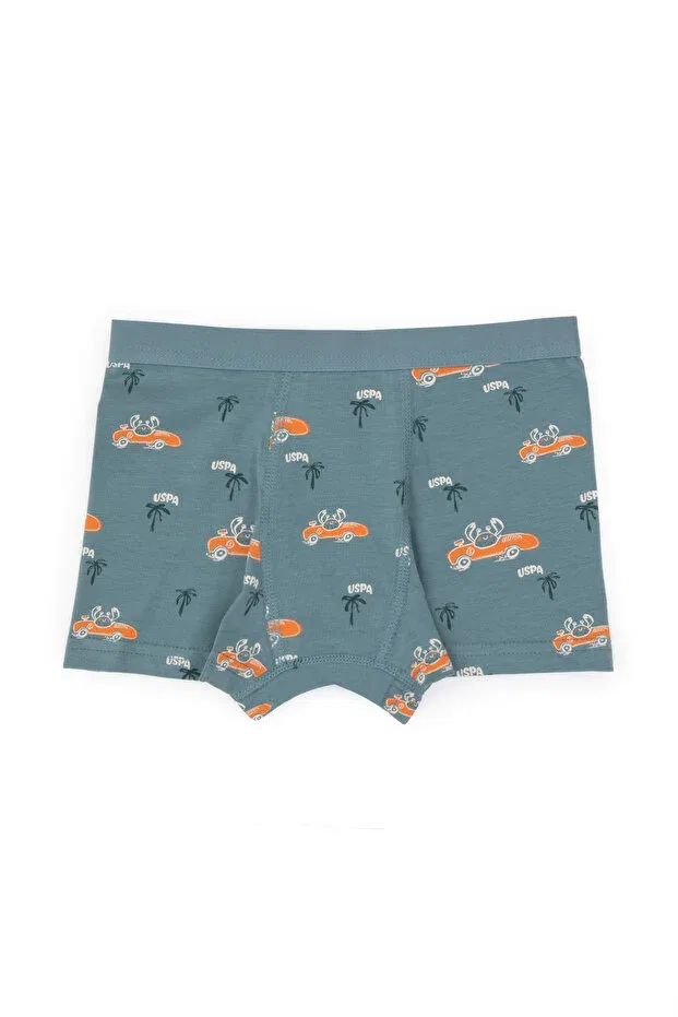 Детский комплект боксеров для мальчиков U.S. Polo Assn., Orange — фото 4