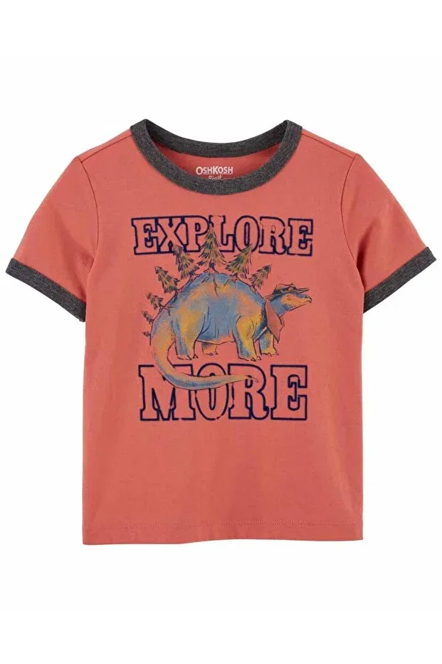 Детская футболка для мальчиков хлопковая Oshkosh B’Gosh, Orange
