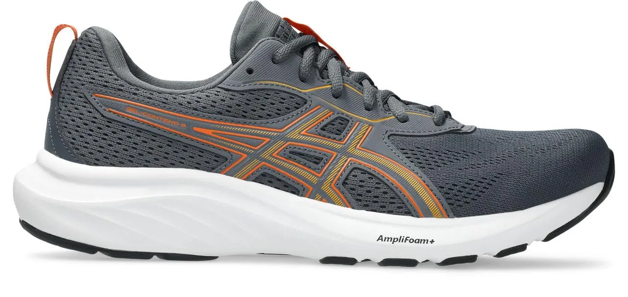 Детские кроссовки для мальчиков с закрытой пяткой Gel-Contend 9 ASICS, Carrier Grey Anzu