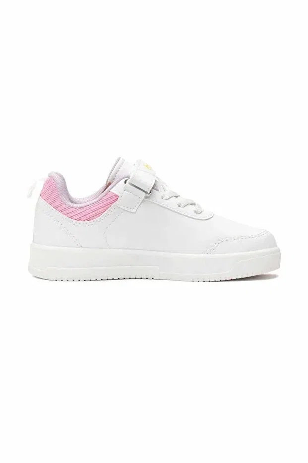 Детские туфли для девочек хлопковые Hummel, White/Pink — фото 2