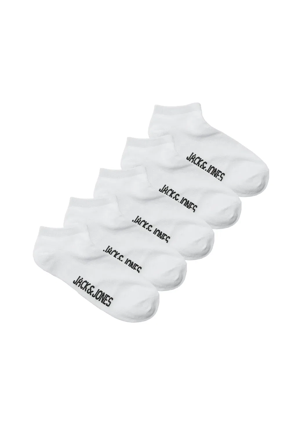 Dongo 5 pack noos - носки Jack & Jones Junior, White
