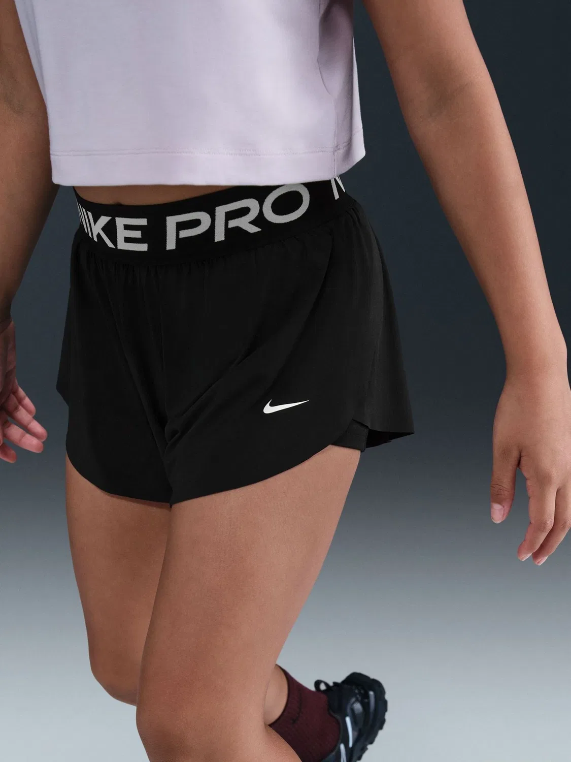 Шорты Nike Pro Dri-FIT 2 в 1, черные