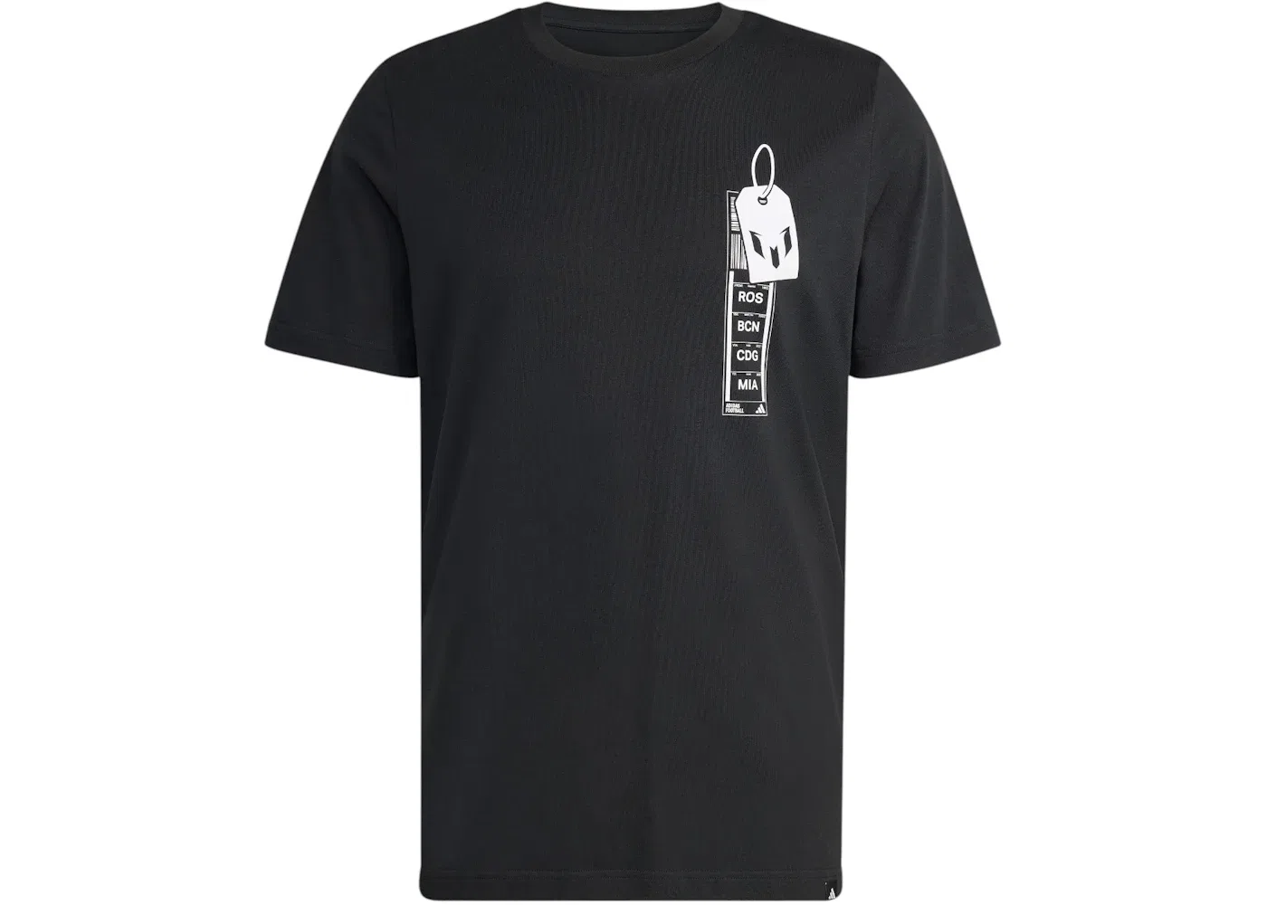 Мужская футболка с принтом Adidas, Black