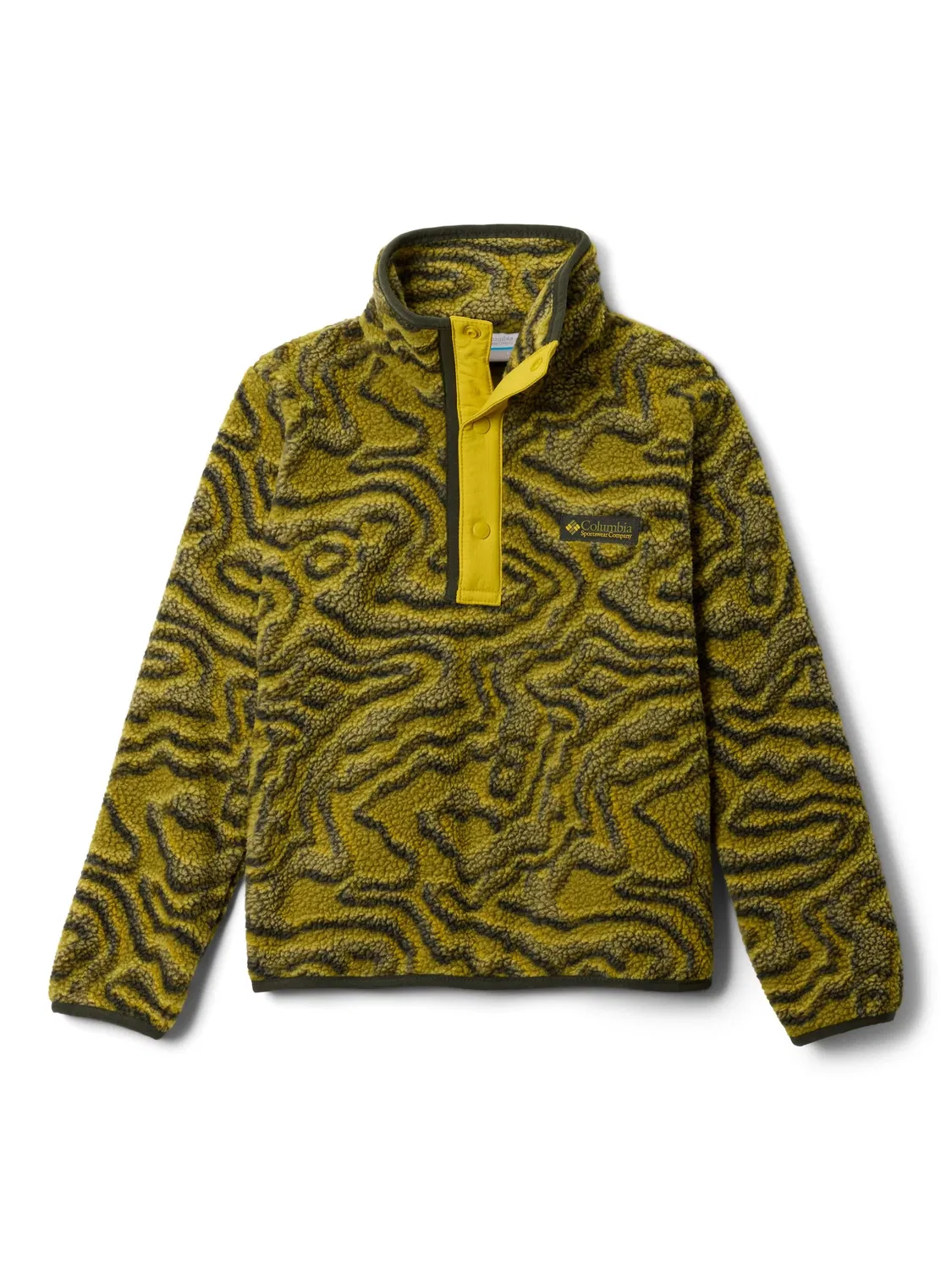 Флисовая куртка Columbia Green Helvetia II, зеленый