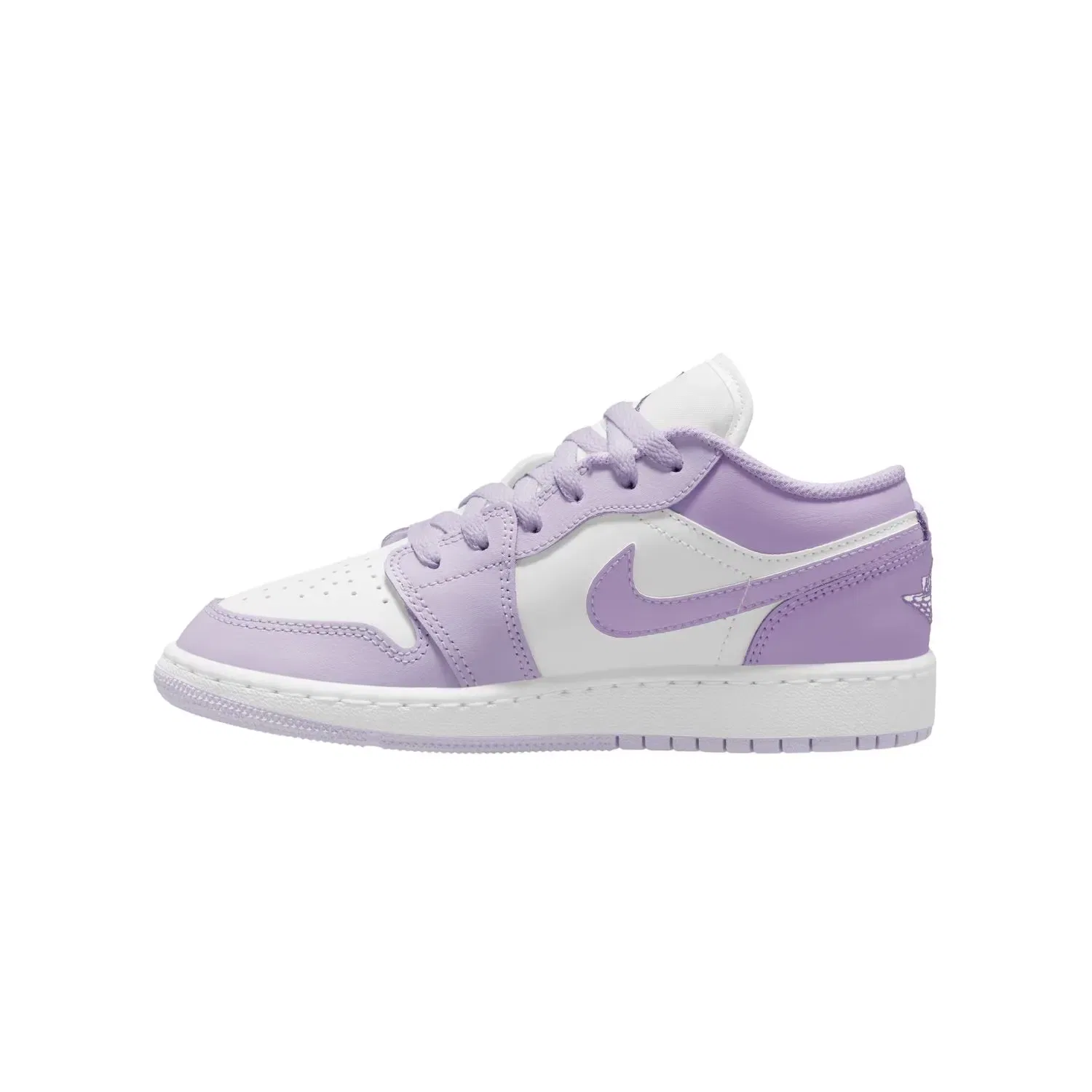 Детские кроссовки для мальчиков AIR JORDAN 1 LOW (GS) Nike, Morado — фото 2