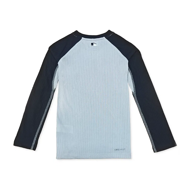 Детский свитшот для мальчиков с принтом New York Yankees Nike, Light Gray — фото 3