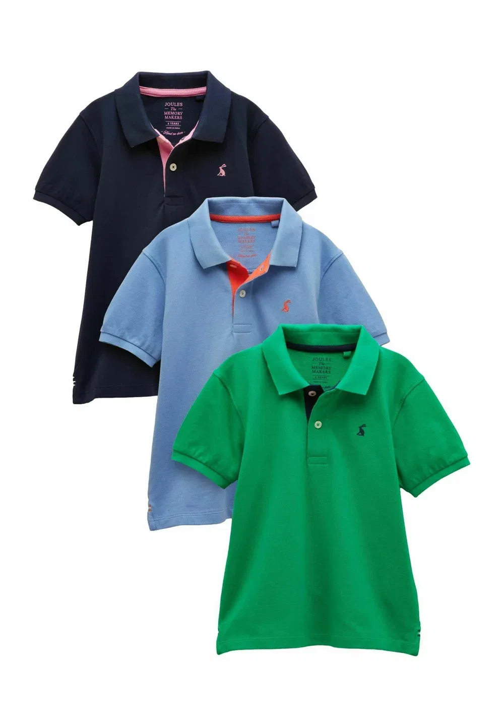 Комплект из 3 рубашек поло Tom Joule, Blue Green Navy