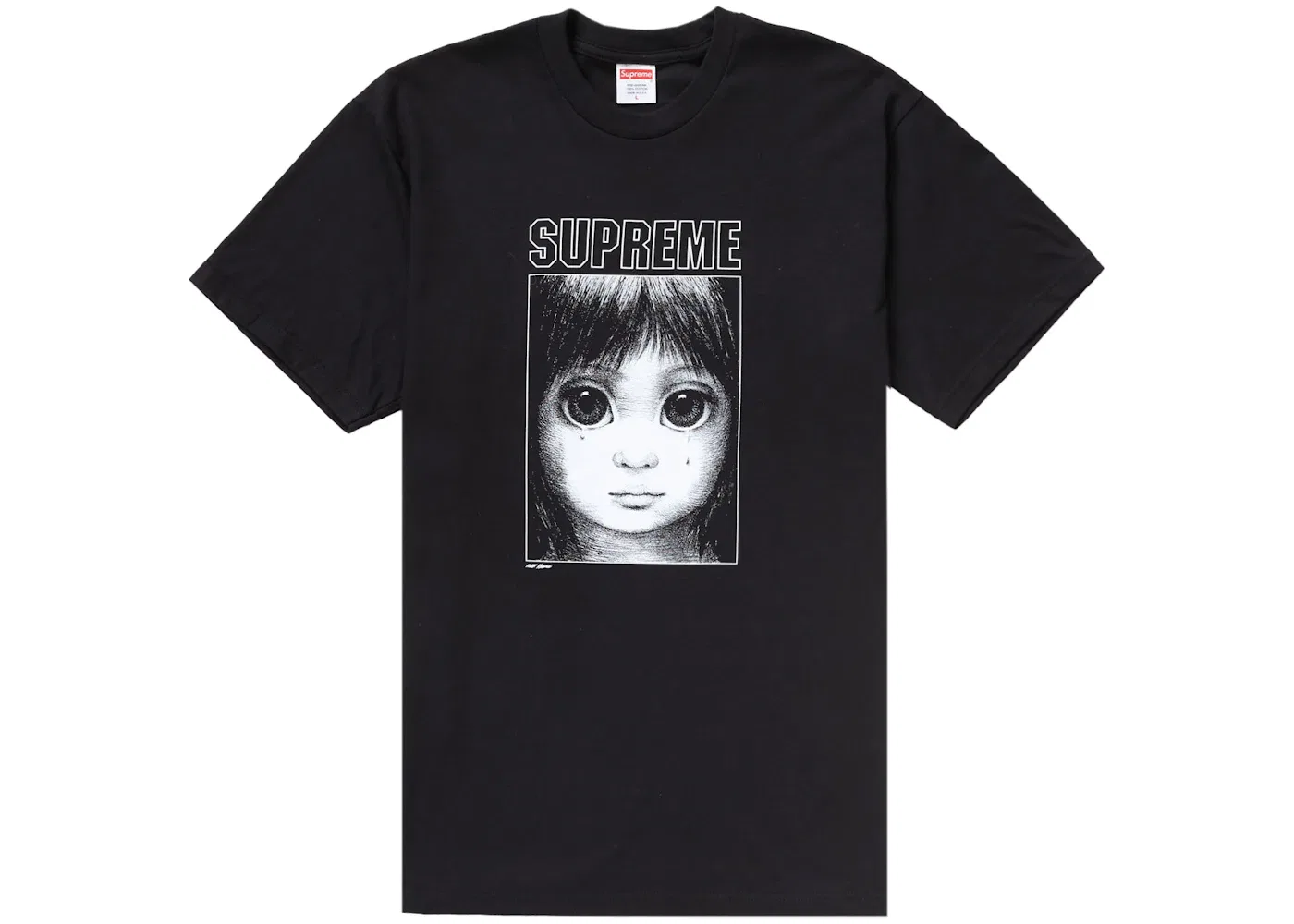 Мужская футболка с принтом Teardrop Supreme, Black