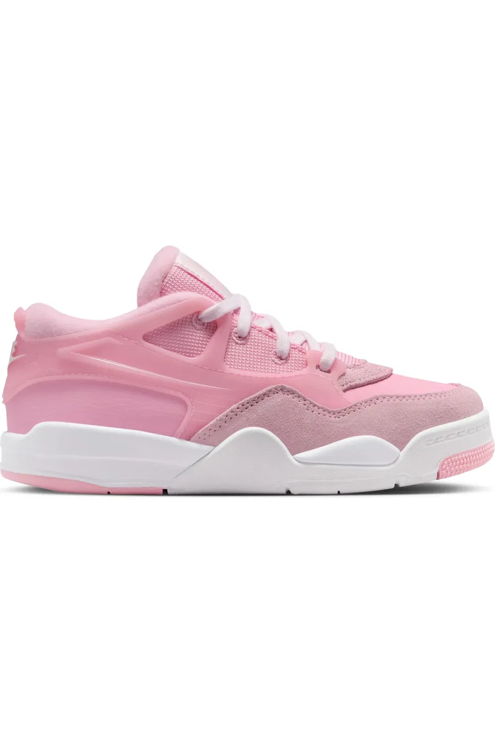 Детские кроссовки повседневные Air Jordan 4 RM Jordan, Soft Pink/White/Pearl Pink — фото 2