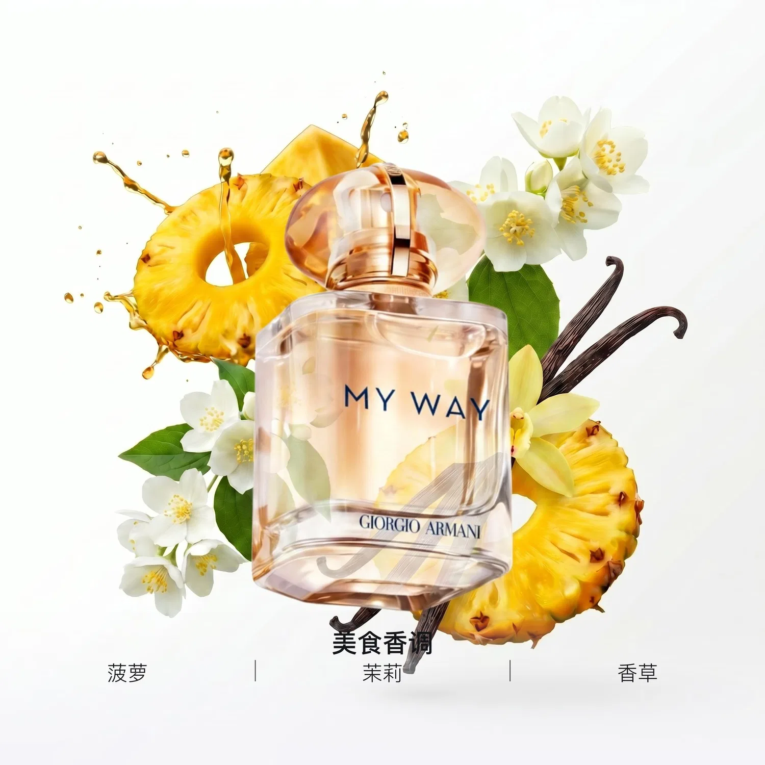 Женские духи Eau de Parfum Pineapple 50 мл Joyful Time GIORGIO ARMANI — фото 3